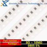 100PCS SMD 저항기 0805 5% 0R  10M 14W 1K 2.2K 10K 100K 0R 1R 10R 100R 150R 220R 330R 470R 1M 10M 22K 3 : 루카스원스