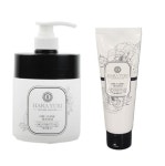 하라유키 원클리닉 셀프 크리닉 트리트먼트 500ml + 100ml  단백질 물미역 극손상 헤어팩 미용실 : 헤어테라피