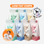 [도기넛] 강아지 저지방화식 로우팻 저지방 도기넛칩 7종 치킨 오리 소 캥거루 칠면조 말 참치 1팩 200g : 도기넛