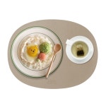 디아르 방수 가죽 세라믹 식탁 테이블 매트 깔개 패드 라이트골드, 2세대 43x33cm : 주식회사 디아르