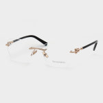 티파니 TIFFANY TF1170D 6021 블랙  사각 무테 안경 : 스타일선글