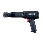SUNEX 롱 배럴 에어 해머, 분당 2,300회 타격, 3.75인치 스트로크, .401인치 범용 척 포함 : 뉴욕몰v