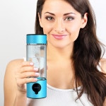 SPE PEM 전해조 휴대용 수소 물병 생성기 야외 스포츠 바디 케어 그레이 : 해피해피 공감