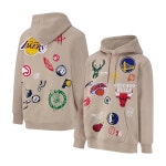 울트라 게임 남자 공식 슈퍼 소프트 멀티 팀 후디 스웨트셔츠 Multi Team Sand Small : 비전이온스토어