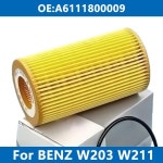 1/6/10PCS 자동차 엔진 오일 필터 A6111800009 벤츠 호환 W202 C200 G ML 스프린터 VIANO OM611/646 : 빈디엘