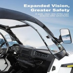 소프트 상부 도어 Polaris RZR XP 1000 2014-신상   2인승 방수 캡 인클로저 향상된 시력 위한 : 미주에사