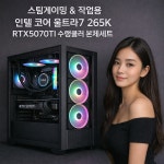 스팀게임용 작업용 고사양 인텔 코어 울트라7 265K RTX5070TI 본체세트 : 주식회사 샤인컴 코퍼레이션