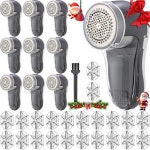 페로셰프 10팩 패브릭 면도기 및 보푸라기 제거기, 교체 가능한 칼날 20개가 있는 스웨터 , 충전물 제거를 위한 퍼지 제거기 가구용 면도기... 