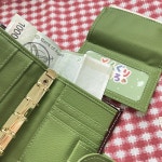 M5 초코말차 가죽 월렛 바인더 지폐수납 가능 : 동구리코로로