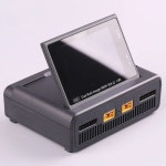 ToolkitRC M8D 1600W 50A 터치스크린 듀얼 채널 충전기 3.5인치 플립 고속 (1-8S RC 리포/리하이브/리페 배터리용) : 다이렉트스토어2