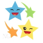 유니아트 (펠트) 4000 웃는 별똥별 학교게시판 교실환경구성 어린이집생일판 환경구성 봄환경판 : MZ상점