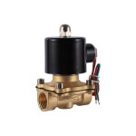 정상 폐쇄 전기 1/4 솔레노이드 밸브 암나사 DC 12V AC 220V 2W 시리즈 3/8 인치 1/2 3/4 1 1.2 : 루딘샵