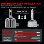 2Pcs D1S D3S 자동차 LED 헤드 라이트 전구 12V 24V Canbus 오류 없음 CSP D4S D8S D2S 11 HesdlD4R D2R 조명 6000K 플러그 앤 플... 