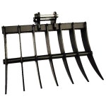 창신 2025 미니 굴삭기 600MM 레이크 농장 정원용 부속품 리퍼 : 트레이드셀52