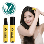 노비어 두피 타투 바르는 흑채 쿠션 여성 헤어 라인 쉐도우 탈모 커버 남자 정수리 퍼프염색 : DH메디케어
