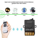 433Mhz 무선 원격 제어 스위치 DC5V12V24V80V 40A 사무실 배기 팬 펌프를 위한 고출력 장거리 RF 수신기 농장 : 가온유통.