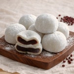 쫀득쫀득 굳지않는 아침간식 찹쌀모찌 왕찹쌀떡 1.8kg 60g 30개 외 1종 : 빵야몰