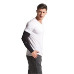 호프샤인 쿨링 컴프레션 암 슬리브 UPF50+ 자외선 차단 기능이 있는 남성 사이클링 여성용 야외 타투 커버 3켤레 1 3-pairs Black : 레바온몰