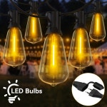 야외 ST38Garland 조명 문자열 비산 방지 LED 전구 IP44 방수 파티오 웨딩 가든 캠핑 장식 램프 : 도루웍스