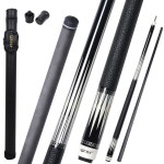 CUEELF 탄소 섬유 포켓볼 당구 디플렉션 로우 케이스 12.5mm 프로페셔널 포함 큐 풀 스틱 CA23-06 : 모던진아792