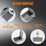 HUAREW 60암페어 AC 분리 금속 상자, 240V 풀아웃 스위치, 60A 2극 3선 1상 240VAC, 가정용 및 경공업용 에어컨용 비퓨즈드, 콘덴싱 장치... 