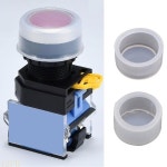 12pd 업그레이드 버튼 스위치 방수 캡 16/22mm 둥근/제곱 가드 물 손상 : 도루웍스