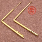 1쌍 99.9% 순수 구리 탐지봉 금속 막대 탐침 물 찾기 점술 : 효문산업