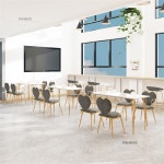 북유럽 식당 의자 미니멀리스트 안락 침실 라이트 럭셔리 드레서  주방 가구 디자이너 등받이 : 미주나티