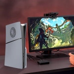 ABS 하드 케이스 교체 페이스 플레이트 충격 방지 콘솔 커버 플레이 스테이션 5 슬림 디스크/디지털 : 스윗셀러