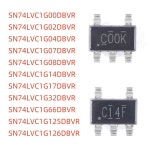 10pcs SN74LVC1G14DBVR SOT23 5 SN74LVC1G 00/02/04/07/08/14/17/32/66/125/126 DBVR 칩 액세서리 : 바바유통