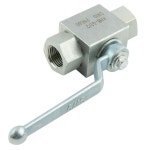 액세서리 볼 밸브 500바 고압 유압 수동 니트릴 아세탈 1개 2방향 가스 물 : 도루웍스