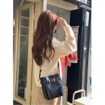 레드 DIY 공예 가죽 소가죽 버킷백 가방 diy 만들기 블랙 : 기시댄오오