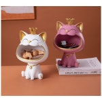 고양이 현관 차 보관함 거실 열쇠 키 테이블 소품 인테리어 악세사리 선반 1 블루그린 : 아뜰레샵10