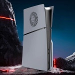 ABS 하드 케이스 교체 페이스 플레이트 충격 방지 콘솔 커버 플레이 스테이션 5 슬림 디스크/디지털 : 스윗셀러