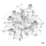 200 조각 Pre-ed 캔들 Wicks 코어 만들기 공예에 대 한 사전 탭 DIY  향기로운 Tealight 촛불 2.5/3/3.5cm : 미주나티