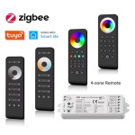 Zigb 3 0 LED 컨트롤러 조광기 알렉사 홈 스마트 라이프 앱용 CCT RGBW RGB RGBCW 스트립 5 인 1 12V 24V 2 4G 리모컨 : 스윗마음