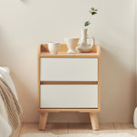 바로방가구 포포 400 미니 침대협탁 2단 서랍 틈새 쇼파 심플 사이드 테이블 협탁 : 주식회사 바로방가구