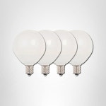 웨스팅하우스 4513120 60W 등가 G16-1/2 디밍 가능한 소프트 화이트 LED 전구, 캔델라브라, 베이스 포 4 Count (Pack of 1) : pikgo