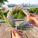 마크라메 리스 만들기 키트 DIY 봄 카네이션 들꽃 라크라메 매듭공예 : 달콩 마트