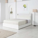 MN 패브릭 1단 수납 LED 침대 LED조명침대 : MNM 77