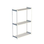 MN 3단 스틸 선반장 800x250 2색 철재수납장 거실선반 : MNM 77