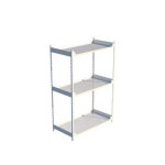 MN 3단 스틸선반장 600x300 2색 디자인선반 철재수납장 철재책장 : MNM 77