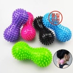 발마사지 롤러 땅콩 더블 스파이크 볼 근막 피트니스 아치 : 효문산업