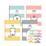 인덱스노트16 180x252mm 96매 1개 스프링노트 회사노트 : 유성유통01