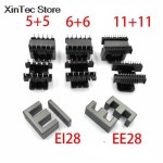 EE28 5+5 6+6 8+8 11+11 핀 10/12/16/22P Mn-Zn PC40 수직 변압기 페라이트 자기 코어 포머 보빈 : 해성전기