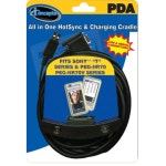 iConcepts 소니 CLIE T/NR70/V/SJ20/30/NX60/70 시리즈용 USB/시리얼 핫싱크 및 충전 크래들 : 워크탑존