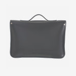 자첼백 영국 핸드메이드 사첼백 클래식 그라파이트 14.5인치 레더 사첼백 : ELIGO