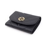 메트로시티 반지갑 여성 가죽 미니 현금 지폐 카드 지갑 : 업랜드