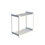 MN 2단 스틸 선반장 600x300 2색 2단수납선반 : MNM 77