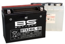 BS Battery(비에스 베터리) [BTX24HL-BS] - 12V, 22.1Ah 골드윙1500, 비라고110, 발칸1500(87-98), FLT/FLHT(84-96) : 별하모터파츠
